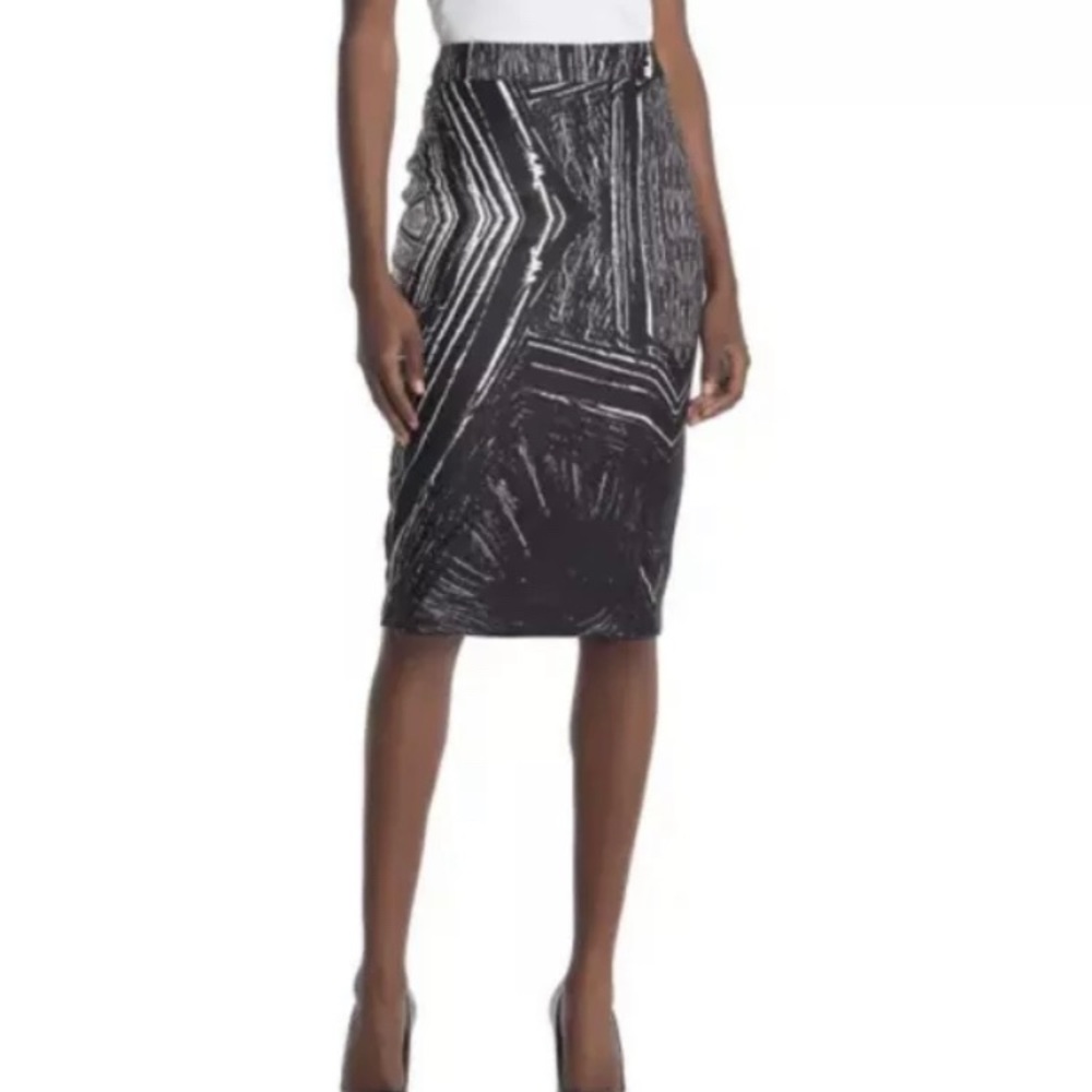 FRNCH Lucy Paris Jersey Pencil Skirt Size M-L